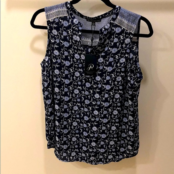 Adrianna Papell Sleeveless Blouse - Picture 1 of 5